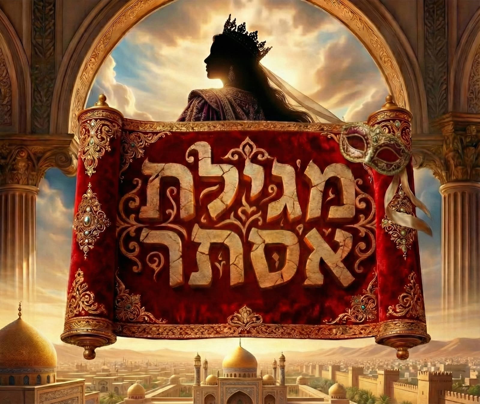 איור להצגה מגילת אסתר